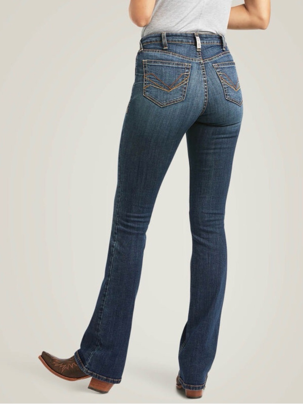 Ariat R.E.A.L. High Rise Fernanda Boot Cut Jean Size 27L NWT - Picture 3 of 7